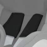 Coussinets Dualfix black marble