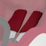 Coussinets Dualfix flame red