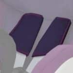 Coussinets Dualfix mineral purple