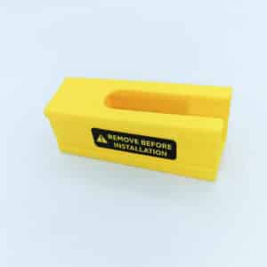 Bloc jaune anti-sonnerie jambe de force