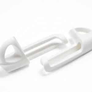 Lot de 2 attaches blanches harnais Tripp Trapp – Image 1
