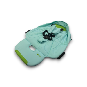 Textile d'assise turquoise Tody Compacte, Qtus - Occasion -