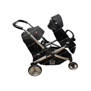 Poussette Evolutwin Noire, reconditionnee, garantie 6 mois