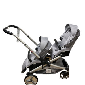 POUSSETTE EVOLUTWIN GRISE, reconditionnee, garantie 6 mois – Image 1