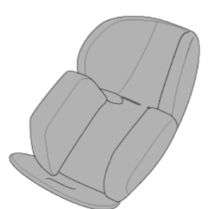 Coussin réducteur Velvet Grey Darwin Recline - Inglesina