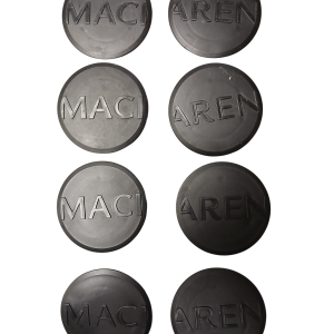 Lot de 8 Enjoliveurs Noir Quest Maclaren