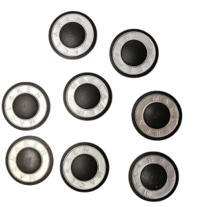 Lot de 8 Enjoliveurs Quest Maclaren Chrome
