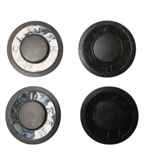 Lot de 4 enjoliveurs Techno XT / XLR Noir Maclaren
