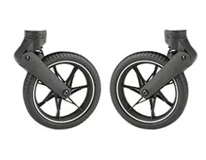 Paire de roues avant noires Maior - Inglesina