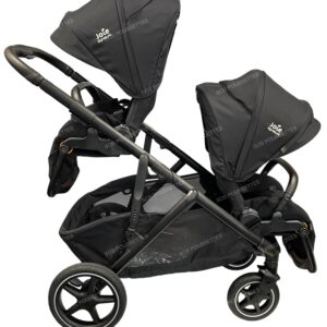 POUSSETTE NOIRE DOUBLE VERSITI JOIE – Image 2