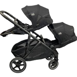 POUSSETTE NOIRE DOUBLE VERSITI JOIE – Image 3